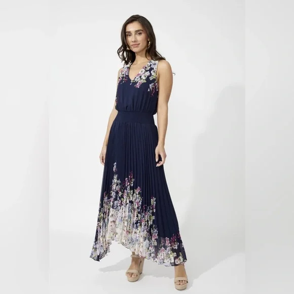 Sleeveless Maxi Floral Dress sz 12 - Picture 6 of 11